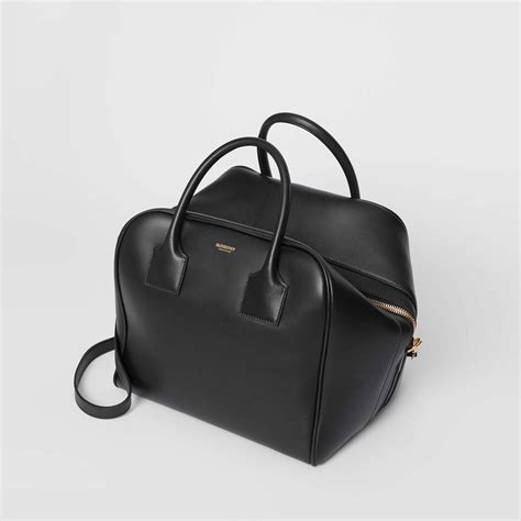 Burberry Medium Leather Cube Bag 